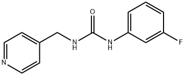 N-(3-fluorophenyl)-N'-(4-pyridinylmethyl)urea,66448-31-5,结构式