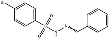 N'-benzylidene-4-bromobenzenesulfonohydrazide 结构式