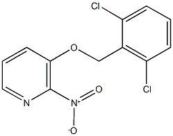 3-[(2,6-dichlorobenzyl)oxy]-2-nitropyridine Struktur