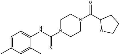 664969-09-9 N-(2,4-dimethylphenyl)-4-(tetrahydro-2-furanylcarbonyl)-1-piperazinecarbothioamide