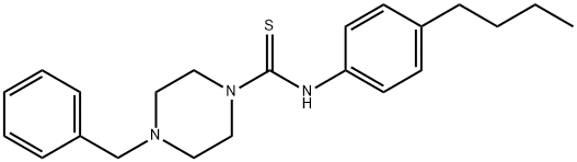 664969-48-6 4-benzyl-N-(4-butylphenyl)piperazine-1-carbothioamide