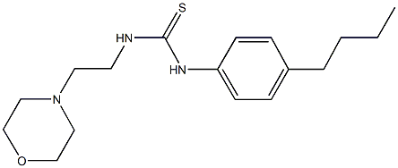 N-(4-butylphenyl)-N'-[2-(4-morpholinyl)ethyl]thiourea|