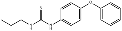 N-(4-phenoxyphenyl)-N'-propylthiourea Structure