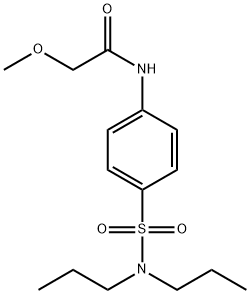 N-{4-[(dipropylamino)sulfonyl]phenyl}-2-methoxyacetamide Structure