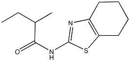 664970-66-5 2-methyl-N-(4,5,6,7-tetrahydro-1,3-benzothiazol-2-yl)butanamide