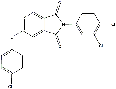 664974-15-6 5-(4-chlorophenoxy)-2-(3,4-dichlorophenyl)-1H-isoindole-1,3(2H)-dione