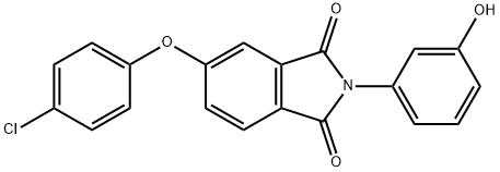 5-(4-chlorophenoxy)-2-(3-hydroxyphenyl)-1H-isoindole-1,3(2H)-dione|