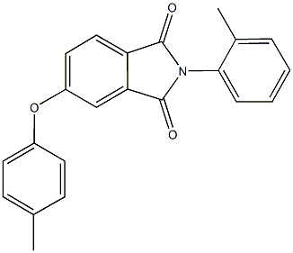 5-(4-methylphenoxy)-2-(2-methylphenyl)-1H-isoindole-1,3(2H)-dione Structure