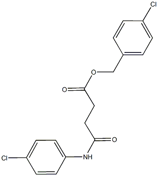 4-chlorobenzyl 4-(4-chloroanilino)-4-oxobutanoate|