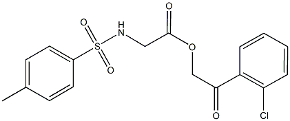 664976-44-7 2-(2-chlorophenyl)-2-oxoethyl {[(4-methylphenyl)sulfonyl]amino}acetate