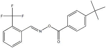 2-(trifluoromethyl)benzaldehyde O-(4-tert-butylbenzoyl)oxime|