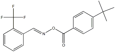 2-(trifluoromethyl)benzaldehyde O-(4-tert-butylbenzoyl)oxime 结构式