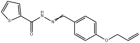 N'-[4-(allyloxy)benzylidene]-2-thiophenecarbohydrazide,664983-65-7,结构式