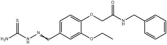 664983-72-6 2-{4-[2-(aminocarbothioyl)carbohydrazonoyl]-2-ethoxyphenoxy}-N-benzylacetamide