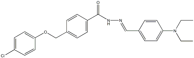 4-[(4-chlorophenoxy)methyl]-N'-[4-(diethylamino)benzylidene]benzohydrazide|