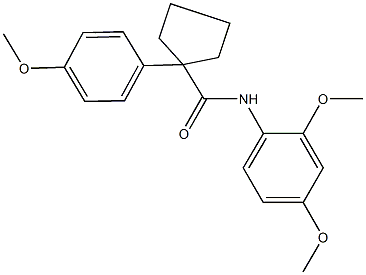 664993-31-1 N-(2,4-dimethoxyphenyl)-1-(4-methoxyphenyl)cyclopentanecarboxamide