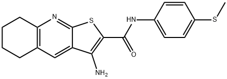 3-amino-N-[4-(methylsulfanyl)phenyl]-5,6,7,8-tetrahydrothieno[2,3-b]quinoline-2-carboxamide|