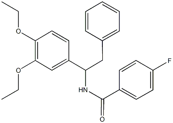 665010-10-6 N-[1-(3,4-diethoxyphenyl)-2-phenylethyl]-4-fluorobenzamide