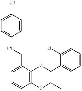 4-({2-[(2-chlorobenzyl)oxy]-3-ethoxybenzyl}amino)phenol|