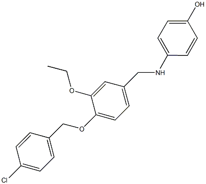 665014-69-7 4-({4-[(4-chlorobenzyl)oxy]-3-ethoxybenzyl}amino)phenol