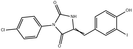 665018-03-1 3-(4-chlorophenyl)-5-(4-hydroxy-3-iodobenzylidene)-2,4-imidazolidinedione