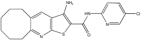 3-amino-N-(5-chloro-2-pyridinyl)-5,6,7,8,9,10-hexahydrocycloocta[b]thieno[3,2-e]pyridine-2-carboxamide|