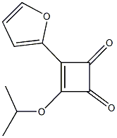 3-(2-furyl)-4-isopropoxy-3-cyclobutene-1,2-dione 结构式