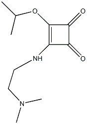 3-{[2-(dimethylamino)ethyl]amino}-4-isopropoxy-3-cyclobutene-1,2-dione,665025-05-8,结构式