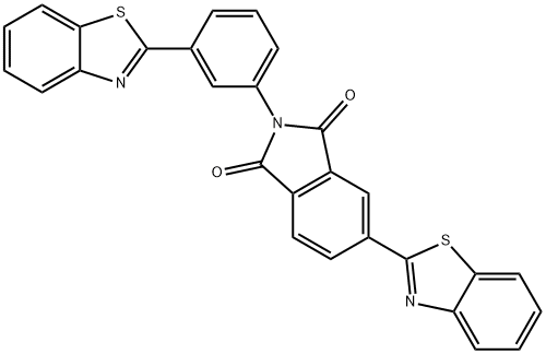 5-(1,3-benzothiazol-2-yl)-2-[3-(1,3-benzothiazol-2-yl)phenyl]-1H-isoindole-1,3(2H)-dione Structure