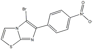 5-bromo-6-{4-nitrophenyl}imidazo[2,1-b][1,3]thiazole|