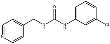 N-(3-chlorophenyl)-N'-(4-pyridinylmethyl)urea Structure