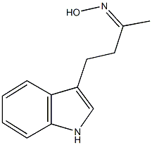 4-(1H-indol-3-yl)-2-butanone oxime Struktur