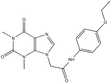 2-(1,3-dimethyl-2,6-dioxo-1,2,3,6-tetrahydro-9H-purin-9-yl)-N-(4-ethoxyphenyl)acetamide|