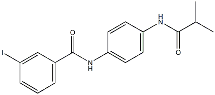 3-iodo-N-[4-(isobutyrylamino)phenyl]benzamide Structure