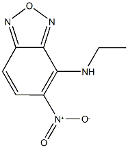 4-(ethylamino)-5-nitro-2,1,3-benzoxadiazole Structure