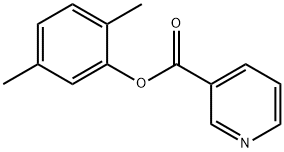 2,5-dimethylphenyl nicotinate Struktur