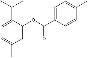 2-isopropyl-5-methylphenyl 4-methylbenzoate 结构式