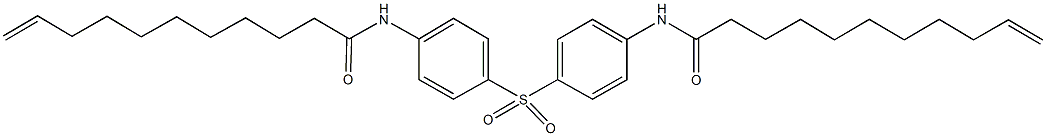 N-(4-{[4-(10-undecenoylamino)phenyl]sulfonyl}phenyl)-10-undecenamide|