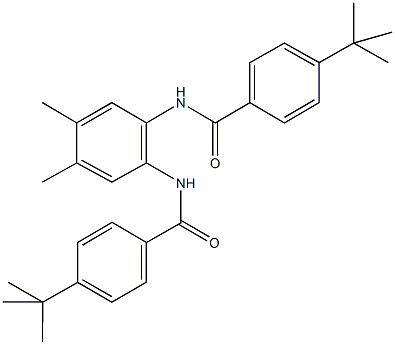 666212-65-3 4-tert-butyl-N-{2-[(4-tert-butylbenzoyl)amino]-4,5-dimethylphenyl}benzamide