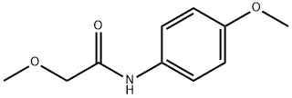 2-methoxy-N-(4-methoxyphenyl)acetamide Struktur