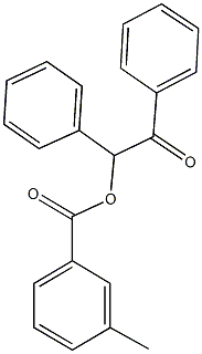 2-oxo-1,2-diphenylethyl 3-methylbenzoate,666212-85-7,结构式