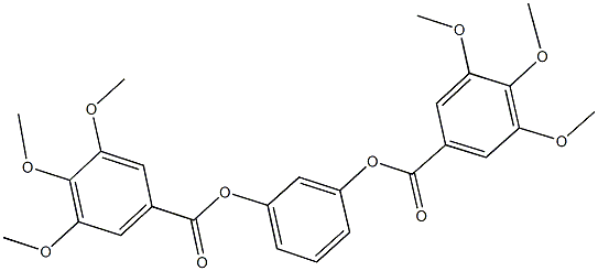 666212-88-0 3-[(3,4,5-trimethoxybenzoyl)oxy]phenyl 3,4,5-trimethoxybenzoate