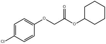 cyclohexyl (4-chlorophenoxy)acetate Structure