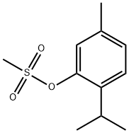 2-isopropyl-5-methylphenyl methanesulfonate Structure