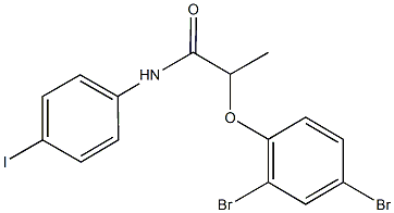 2-(2,4-dibromophenoxy)-N-(4-iodophenyl)propanamide|