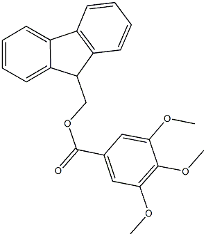 9H-fluoren-9-ylmethyl 3,4,5-trimethoxybenzoate Structure