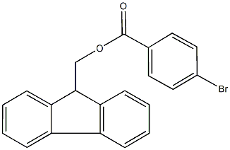 9H-fluoren-9-ylmethyl 4-bromobenzoate Structure