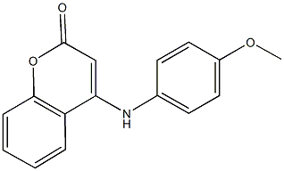 4-(4-methoxyanilino)-2H-chromen-2-one,66646-97-7,结构式
