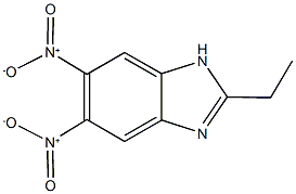 2-ethyl-5,6-dinitro-1H-benzimidazole Structure
