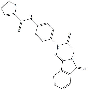 666710-76-5 N-(4-{[2-(1,3-dioxo-1,3-dihydro-2H-isoindol-2-yl)acetyl]amino}phenyl)-2-furamide